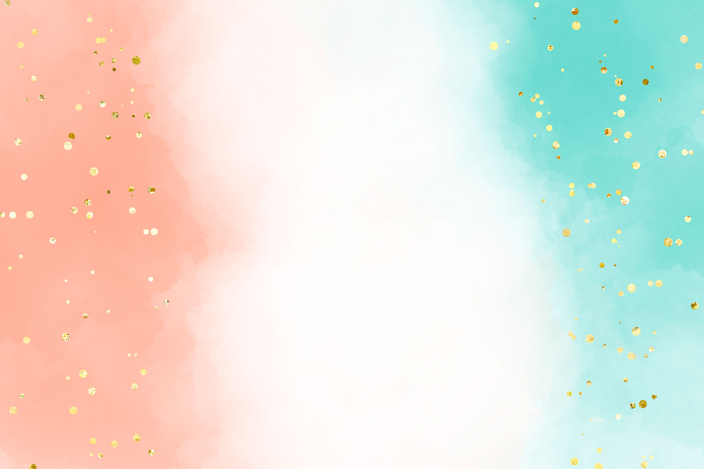 peach blue watercolor background